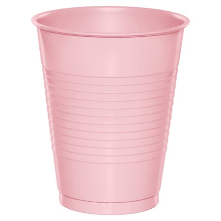 Touch Of Color Classic Pink Plastic Cups, 16oz, 240PK 28158081